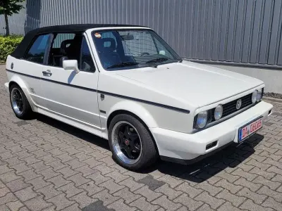 Gebraucht VW Golf Cabriolet 98 PS (72 kW) 1990 Weiß Cabrio
