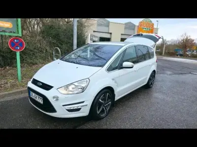 Gebraucht Ford S-MAX S 163 PS (119 kW) 2010 Weiß Van / Kleinbus