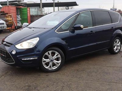 Gebraucht Ford S-MAX Titanium 160 PS (117 kW) 2012 Atlantikblau metallic Van / Kleinbus