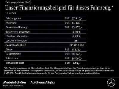 Gebraucht Mercedes GLC220 AMG 197 PS (144 kW) 2025 Schwarz SUV