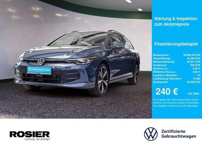 Usata VW Golf VIII Life 150 CV (110 kW) 2024 Blu Station wagon