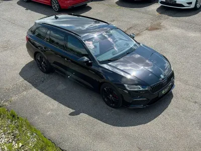 Gebraucht Skoda Octavia RS 245 PS (180 kW) 2021 Black magic perleffekt Kombi
