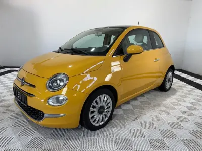 Second-hand Fiat 500C Lounge 86 CP (63 kW) 2016 Galben Cabrio