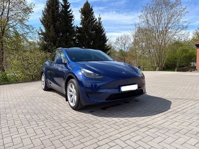 gebraucht Tesla Model Y RWD-Deep Blue Metallic-Innenraum Schwarz