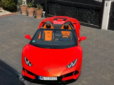 Used Lamborghini Huracán 640 HP (470 kW) 2023 Orange Cabriolet