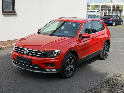 Gebraucht VW Tiguan Highline 190 PS (139 kW) 2017 Orange SUV
