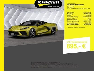 Neu Corvette C8 482 PS (354 kW) 2025 Gelb Coupé