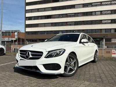 Usata Mercedes C250 AMG line 204 CV (150 kW) 2018 Bianco Station wagon