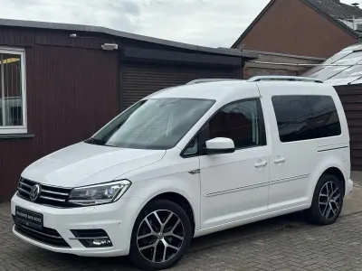Gebraucht VW Caddy Highline 125 PS (91 kW) 2018 Weiß Van / Kleinbus