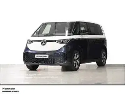 Neu VW ID. Buzz 210 kW (286 PS) 2026 Blau (candyweiß/ starlight blue metal) Van / Kleinbus