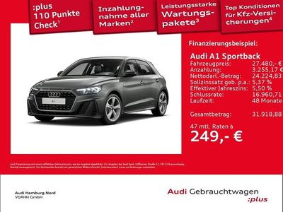 Gebraucht Audi A1 Sportback S-Line 116 PS (85 kW) 2025 Grau Kleinwagen