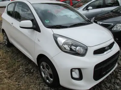 Gebraucht Kia Picanto Edition 7 67 PS (49 kW) 2015 Weiß Kleinwagen