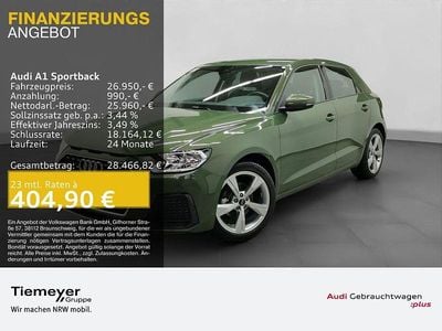 Grün Gebraucht 2024 Audi A1 Sportback Advanced Kleinwagen | 26.950 € (Fairer Preis)