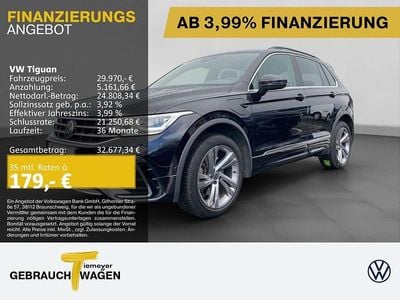 Usata VW Tiguan R-line 245 CV (180 kW) 2022 Nero SUV