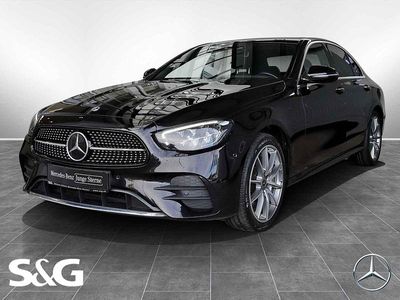Gebraucht Mercedes E300 AMG 211 PS (155 kW) 2022 Metalliclack obsidianschwarz Limousine