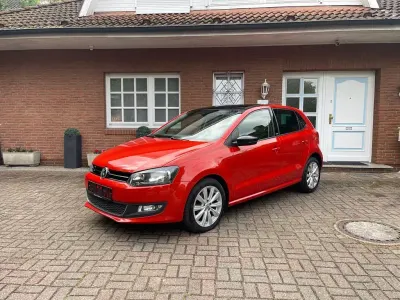 Gebraucht VW Polo Style 60 PS (44 kW) 2011 Rot Kleinwagen
