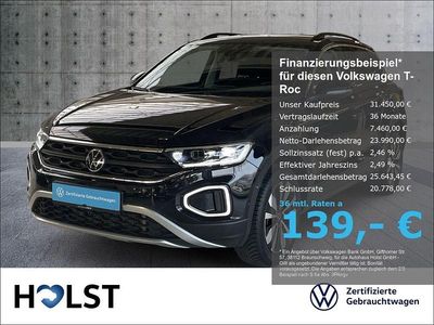 Gebraucht VW T-Roc Goal 150 PS (110 kW) 2025 Schwarz SUV