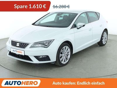 Weiß Gebraucht 2017 Seat Leon XCELLENCE Limousine | 14.670 € (Fairer Preis)