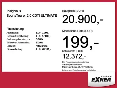 Gebraucht Opel Insignia Ultimate 174 PS (127 kW) 2022 Diamant schwarz
