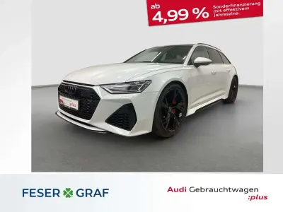 Gebraucht Audi RS6 Sport 600 PS (441 kW) 2022 Gletscherweiß metallic Kombi