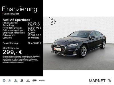 Grau Gebraucht 2022 Audi A5 Sportback Advanced Plus Kleinwagen | 29.480 € (Fairer Preis)