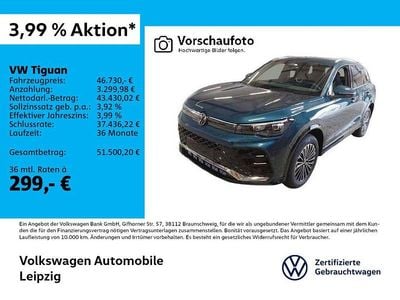 Blau Gebraucht 2025 VW Tiguan R-line SUV | 46.730 € (Guter Preis)