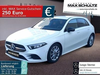 Gebraucht Mercedes A180 AMG line 136 PS (100 kW) 2020 Unilack polarweiß Limousine