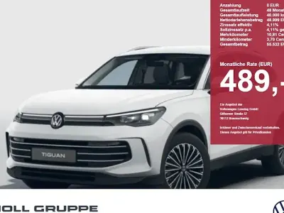 Neu VW Tiguan Elegance 150 PS (110 kW) 2025 Weiß SUV