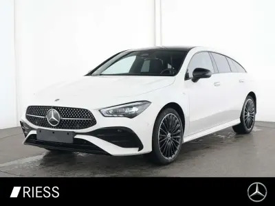 Brugt Mercedes CLA250e Shooting Brake AMG 218 HK (160 kW) 2025 Hvid Stationcar