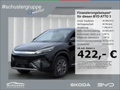 Gebraucht BYD Atto 3 Design 230 kW (313 PS) 2026 Obsidian black metallic[schwar SUV