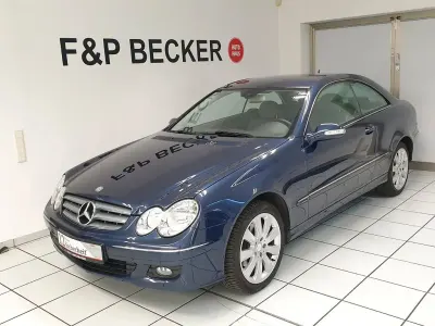 Brugt Mercedes CLK280 Elegance 231 HK (169 kW) 2008 Blå Coupe
