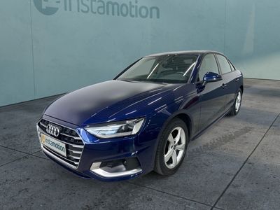 Blau Gebraucht 2021 Audi A4 Advanced Limousine | 23.980 € (Etwas zu teuer)