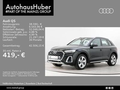 Gebraucht Audi Q5 S-Line 286 PS (210 kW) 2022 Mythosschwarz metallic SUV