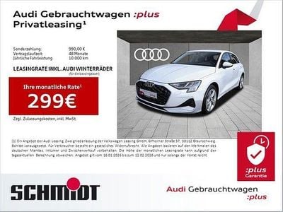 Gletscherweiß metallic Gebraucht 2025 Audi A3 Advanced Plus Limousine | 30.840 € (Superpreis)