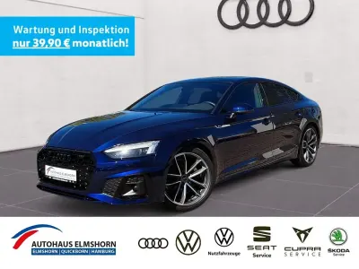 Gebraucht Audi A5 Sportback S-Line 163 PS (119 kW) 2023 Navarrablau metallic Kleinwagen