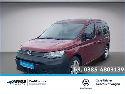 Gebraucht VW Caddy Basis 122 PS (89 kW) 2021 Rot Van / Kleinbus