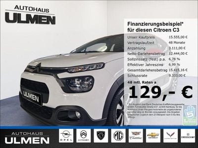 Gebraucht Citroën C3 PureTech 110 PS (80 kW) 2023 Weiss Kleinwagen