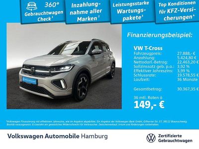 Gebraucht VW T-Cross R-line 150 PS (110 kW) 2025 8e reflexsilber metallic SUV
