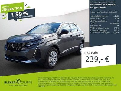 Grau Gebraucht 2023 Peugeot 3008 Active Limousine | 19.770 € (Superpreis)
