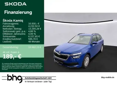 Gebraucht Skoda Kamiq Active 95 PS (69 kW) 2023 Blau SUV