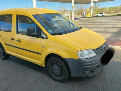 Gebraucht VW Caddy 80 PS (58 kW) 2007 Gelb Van / Kleinbus