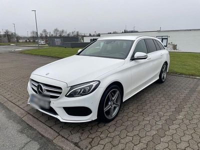 Gebraucht Mercedes C220 AMG line 170 PS (125 kW) 2016 Weiß Kombi