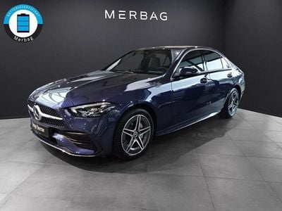 Sodalithblau metallic Gebraucht 2024 Mercedes C300e AMG Limousine | 43.960 € (Guter Preis)