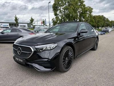Gebraucht Mercedes E300 AMG 313 PS (230 kW) 2025 Metalliclack obsidianschwarz Limousine