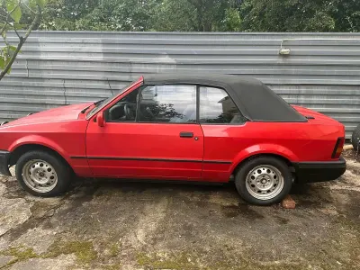 Gebraucht Ford Escort Cabriolet 1987 Rot Cabrio