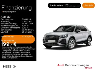 Używany Audi Q2 Advanced 150 KM (110 kW) 2025 Srebrny SUV