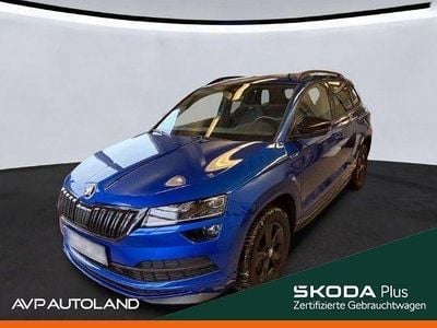 Usata Skoda Karoq SportLine 190 CV (139 kW) 2021 Blu SUV
