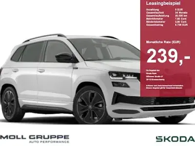 Neu Skoda Karoq SportLine 190 PS (139 kW) 2026 Weiß SUV