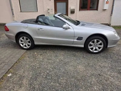 Gebraucht Mercedes SL500 306 PS (225 kW) 2002 Silber Cabrio
