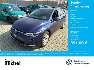 Second-hand VW Golf VIII Style 190 CP (139 kW) 2022 Albastru Break